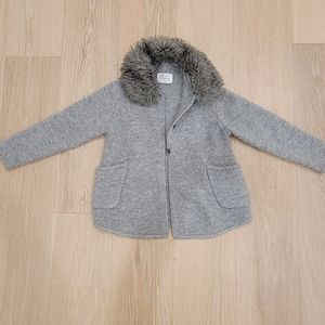 Grey Zara Girls Sweater size 7
